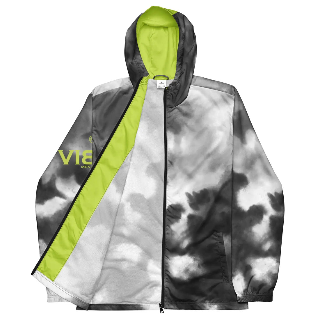  TIME OF VIBES TOV Herren Windjacke WATER (Grau/Grün) - €99,00