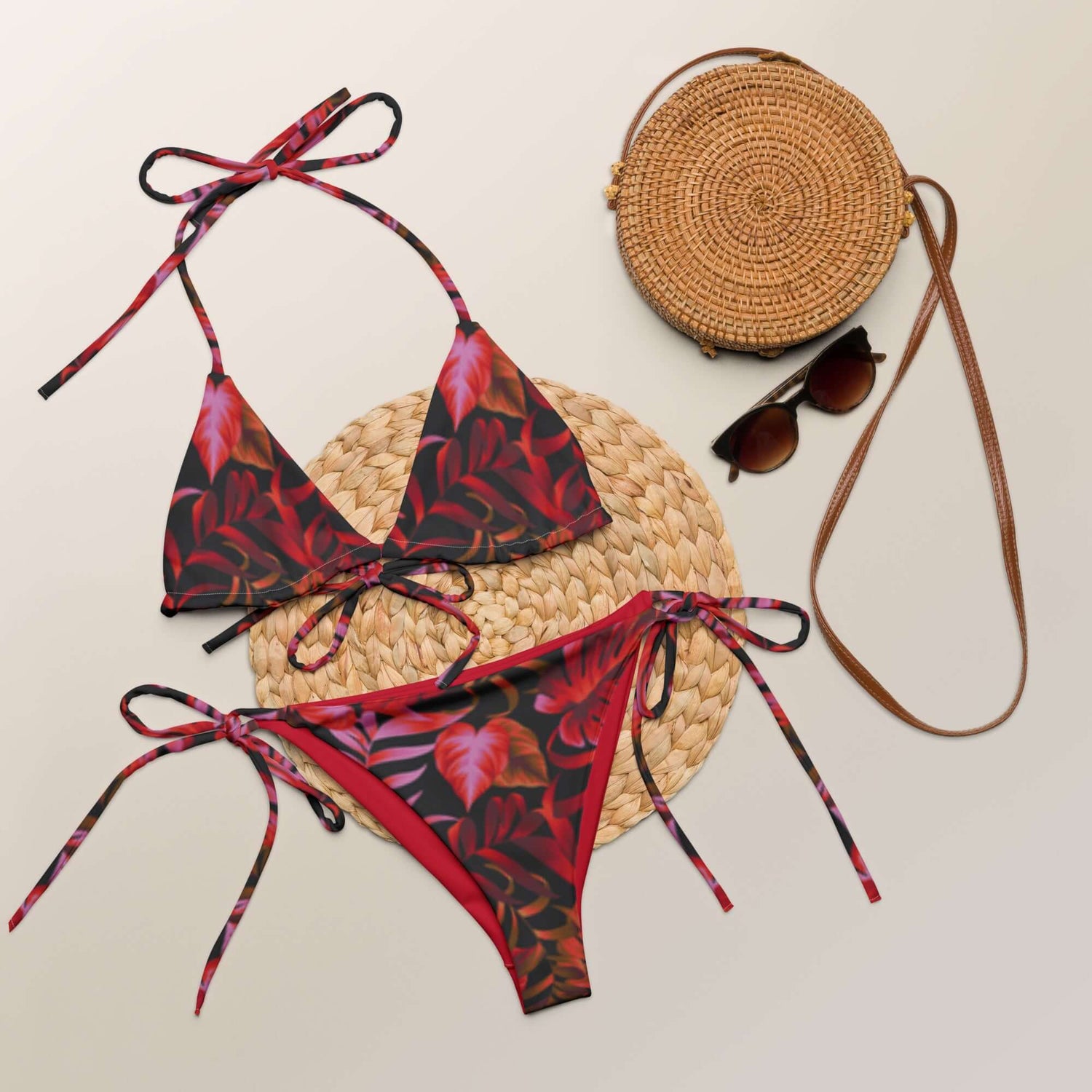 TOV String Bikini Set REDFLOWER, Bikini Sets, Time Of Vibes