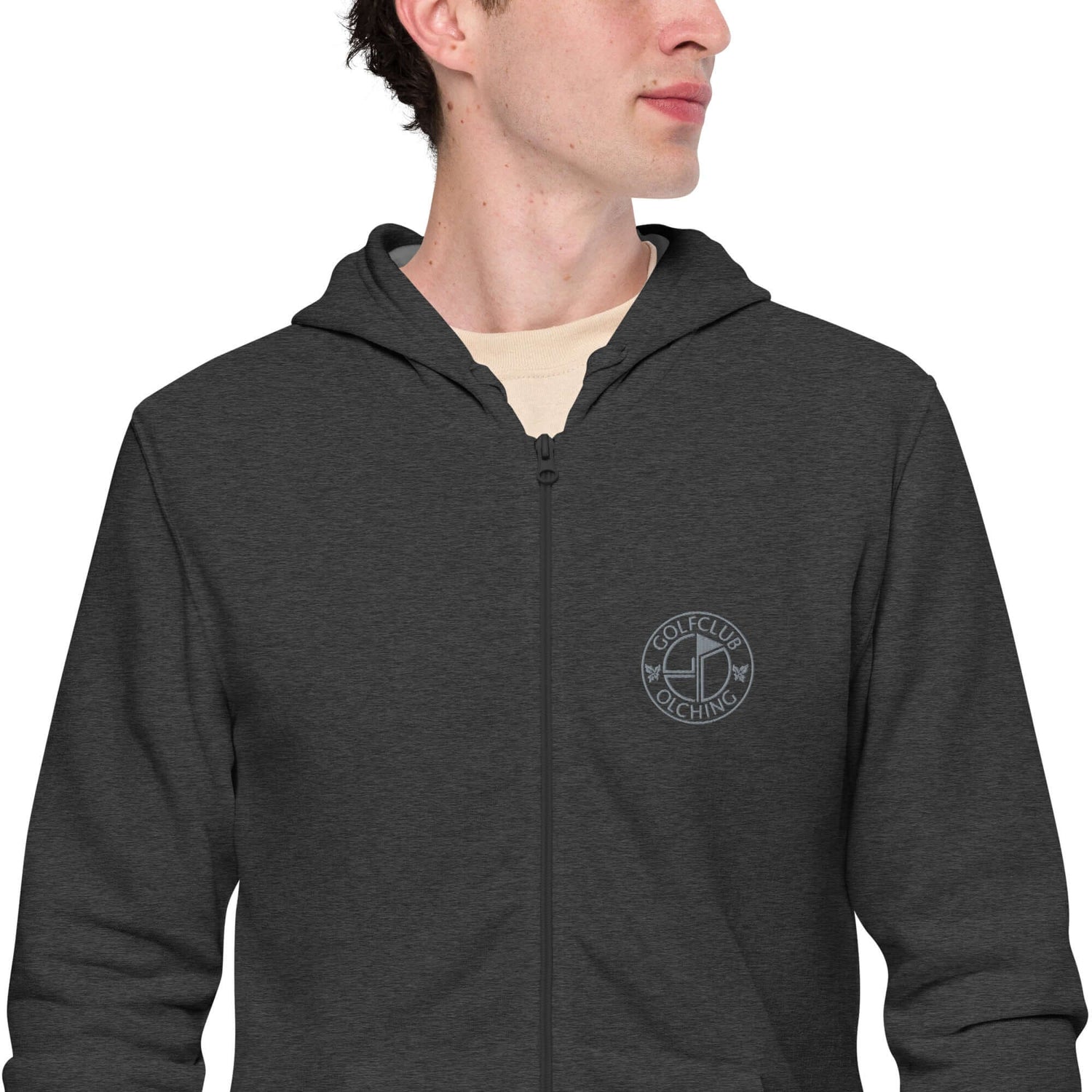TIME OF VIBES Zip Hoodie GC OLCHING Bestickt - €65,00