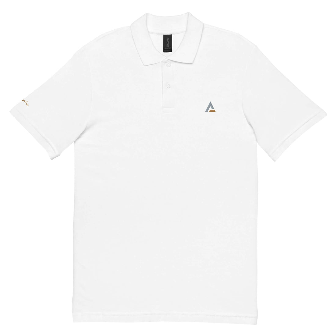Poloshirt AAA (Weiß), Polo Shirt, Time Of Vibes