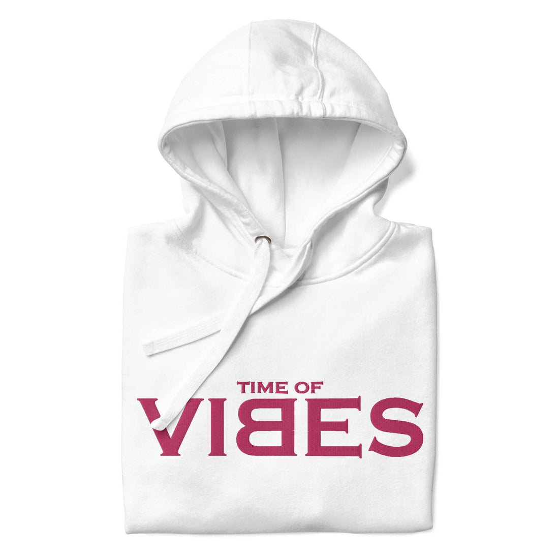 VIBES Kapuzenpullover (Weiß/Pink) nur €69.00 | Time Of Vibes