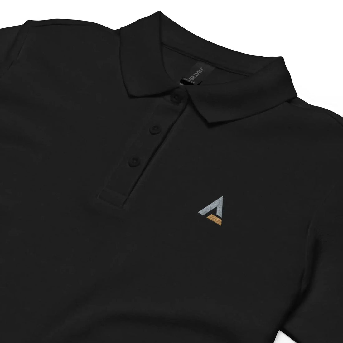 Damen Poloshirt AAA (Schwarz), Polo Shirt, Time Of Vibes